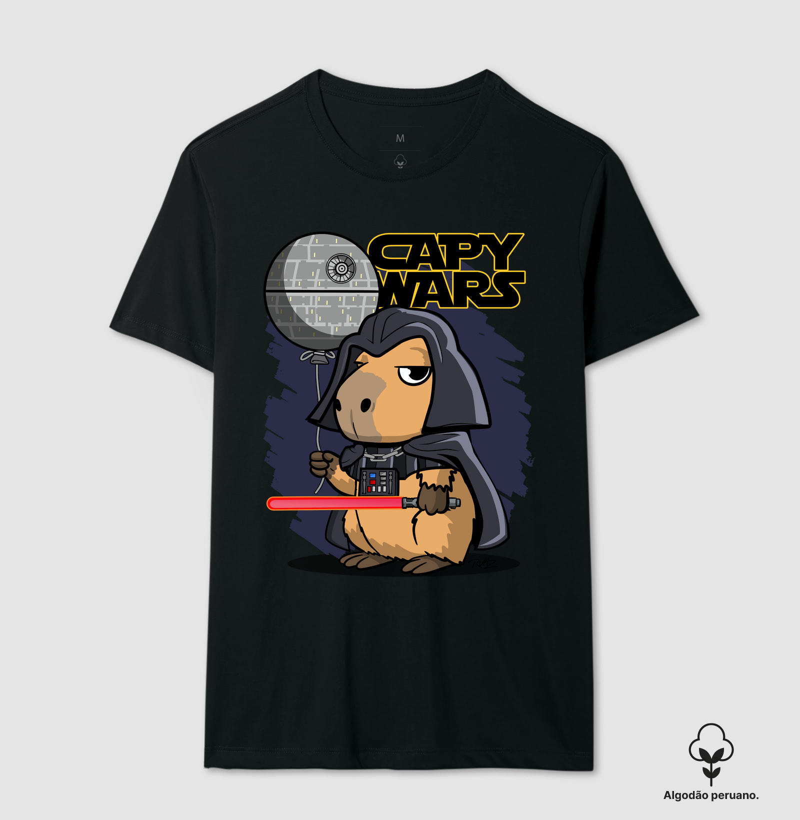 Camiseta Capy Vader 3 - Camiseta Algodão Peruano