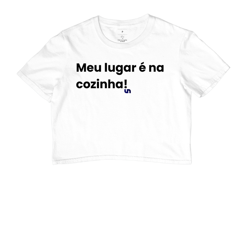 Meu lugar é na cozinha. 