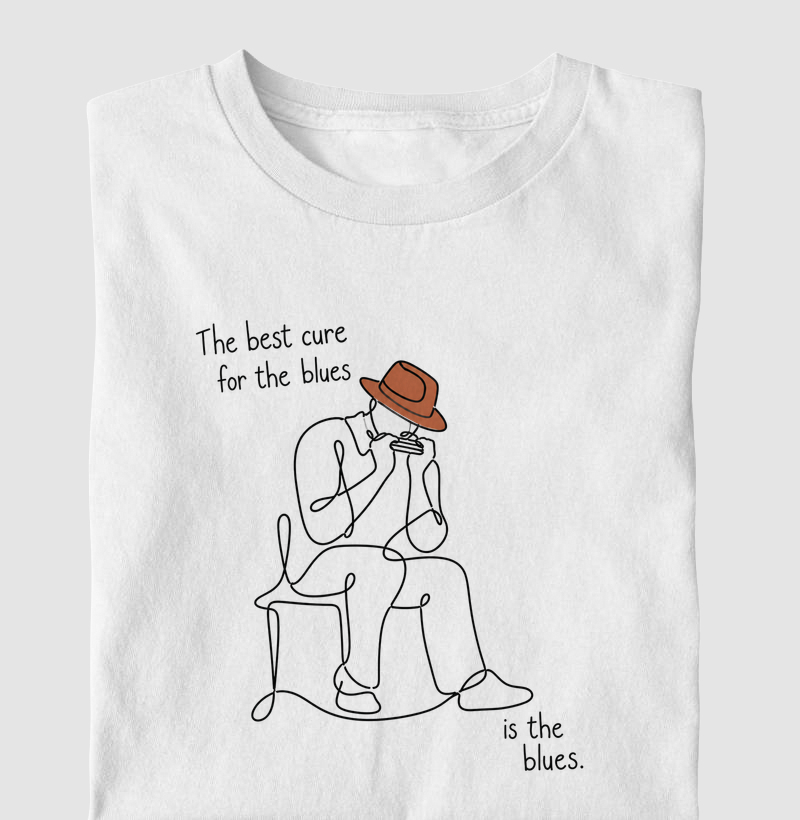 A cura do Blues (Gaita) - Camiseta