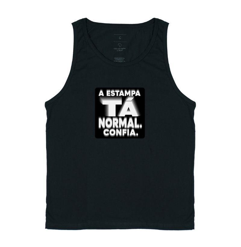 A estampa tá normal. Confia.