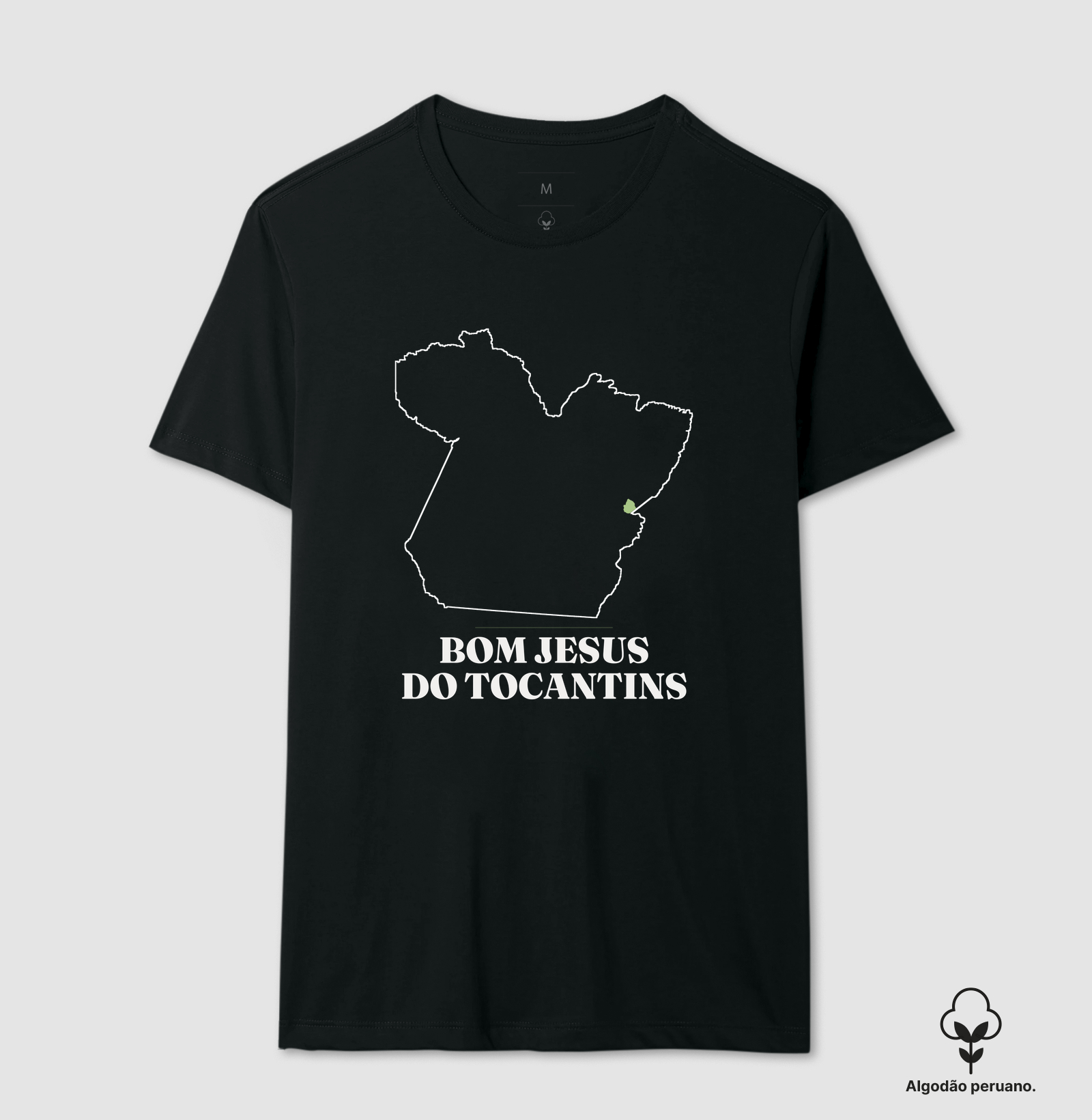 Bom Jesus do Tocantins | Traço PA - Camiseta Algodão Peruano