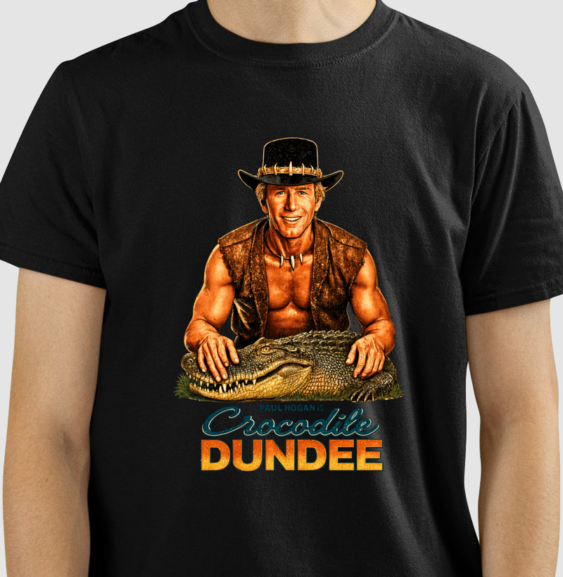 Camiseta Crocodilo Dundee Paul Hogan