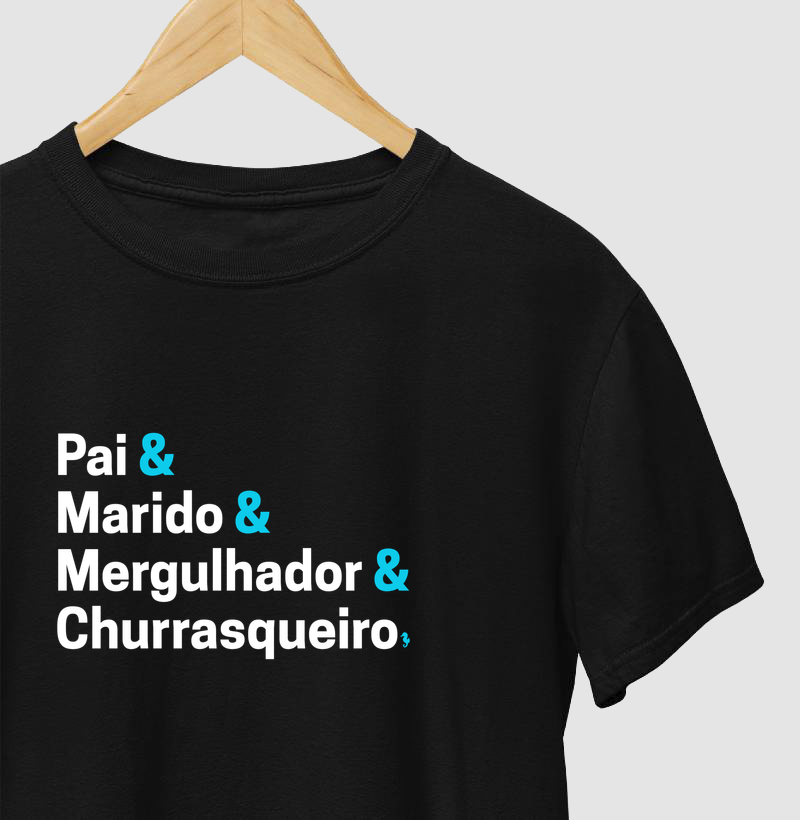 Pai Marido Mergulhador Churrasqueiro
