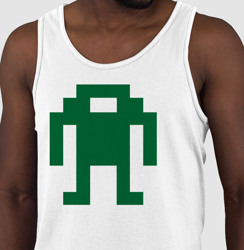 Green Pixel Droid – Think Tee