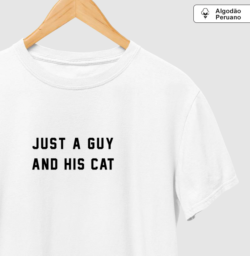 JUST A GUY AND HIS CAT lg