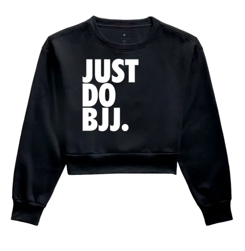 Moletom Cropped Just Do BJJ