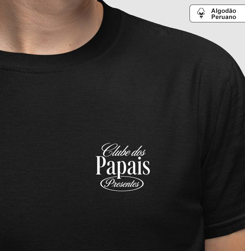 Clube dos Papais Presentes (minimalista) (algodão peruano)