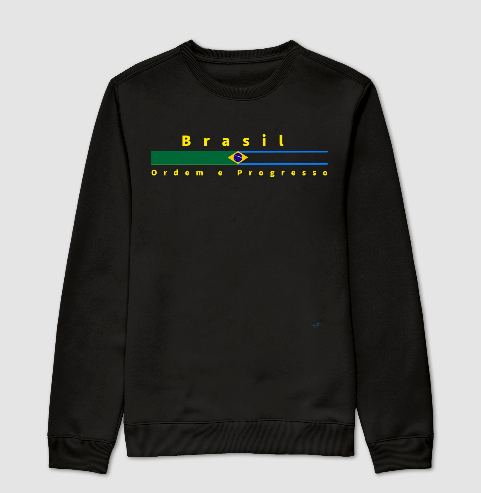 Brasil - Ordem e Progresso - Suéter Moletom