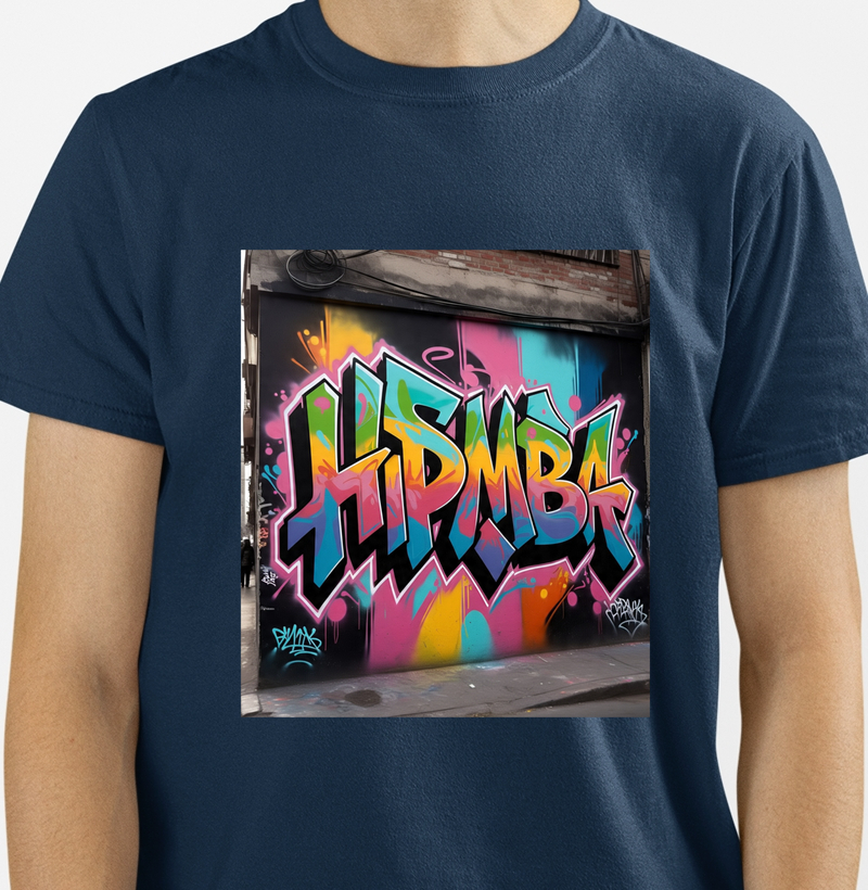 camiseta  Muro grafitado