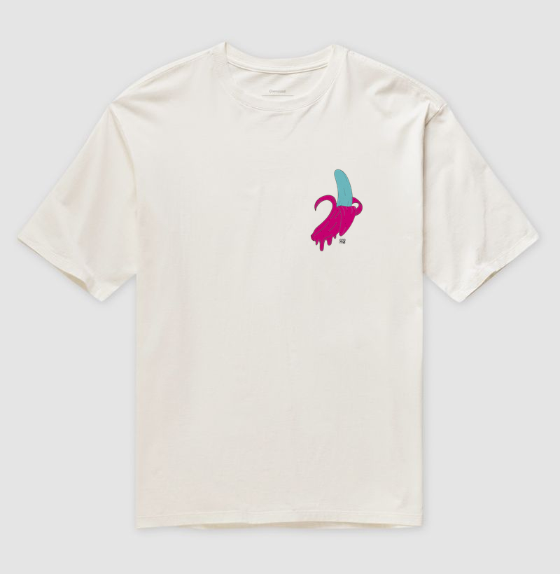 Camiseta Oversized Banana Electric