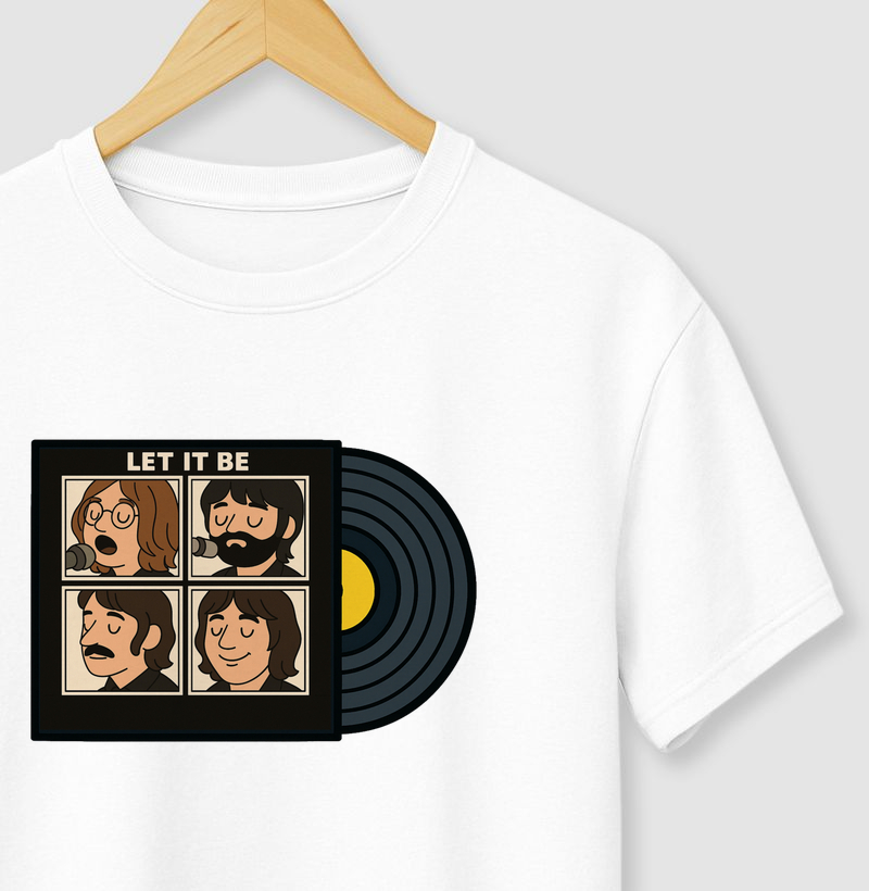 Camiseta Inspiração - The Beatles - Let It Be
