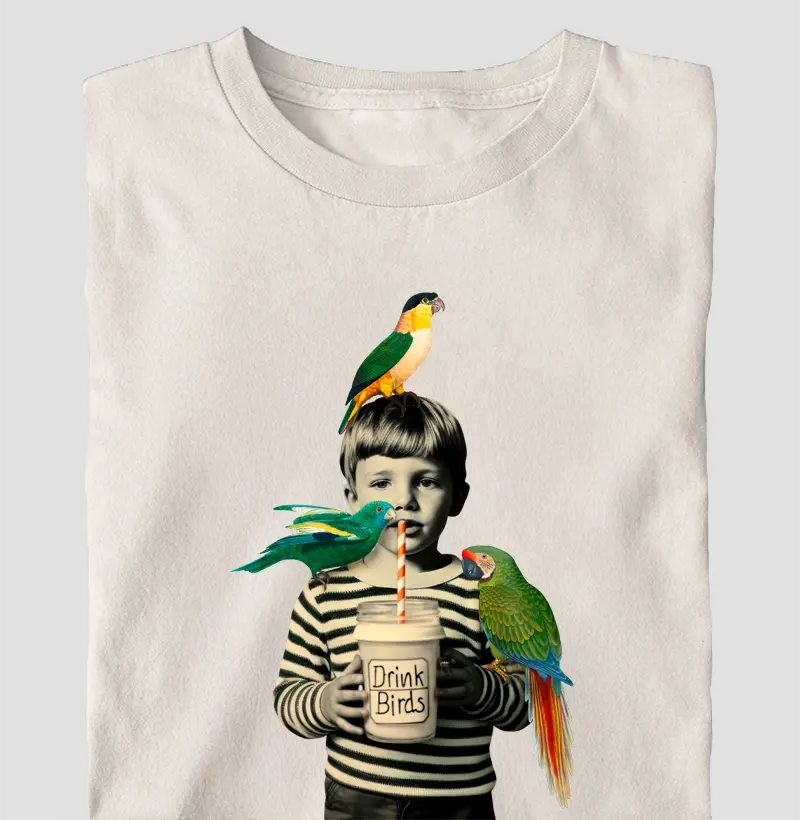 Colagens - Birds Drink - Oversized