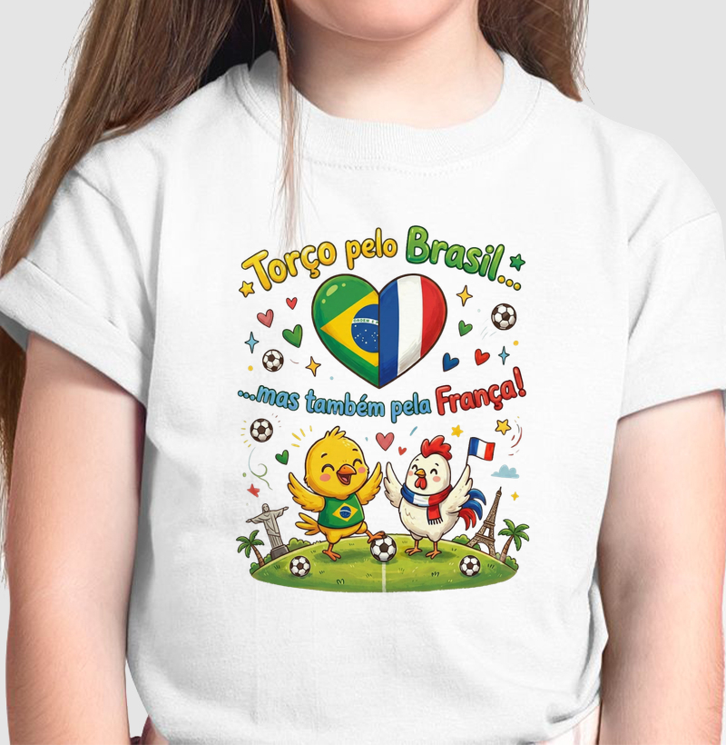 Torço pelo Brasil mas também pela França