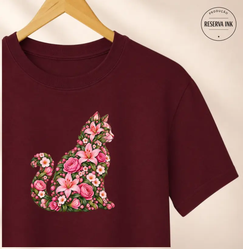Gato Florido - Camiseta