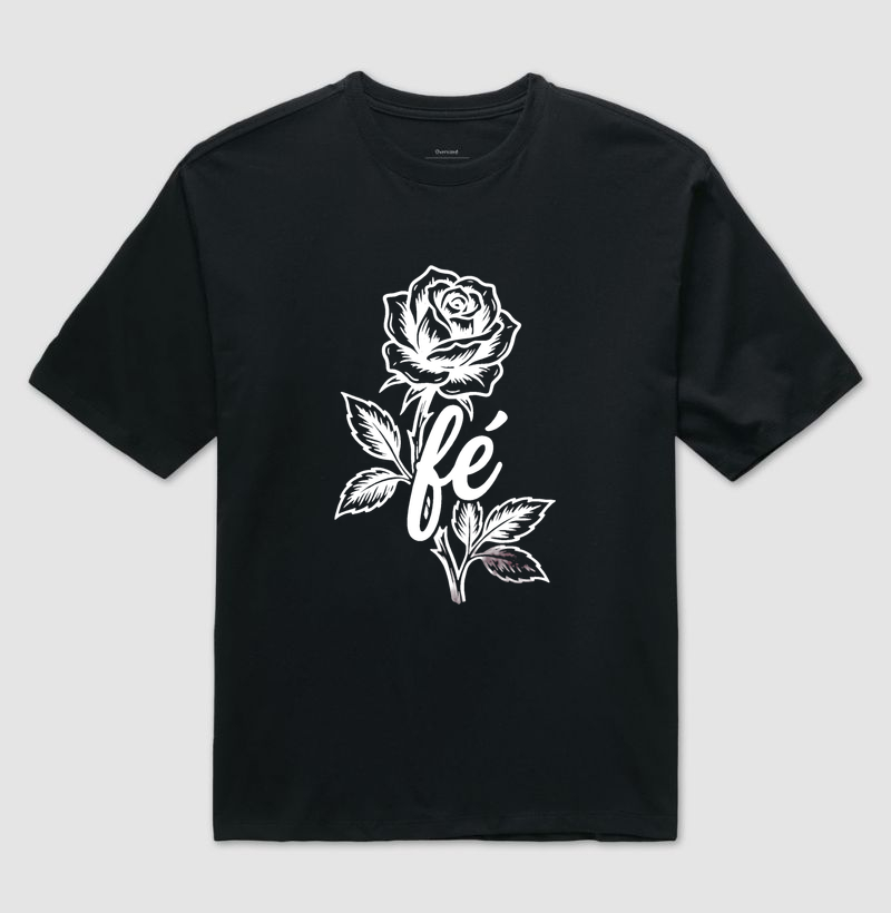 Fé Rosa - Camiseta Oversized