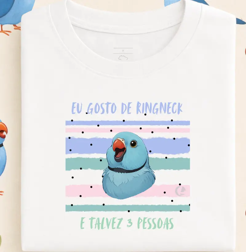 Camiseta Eu Gosto de Ringneck