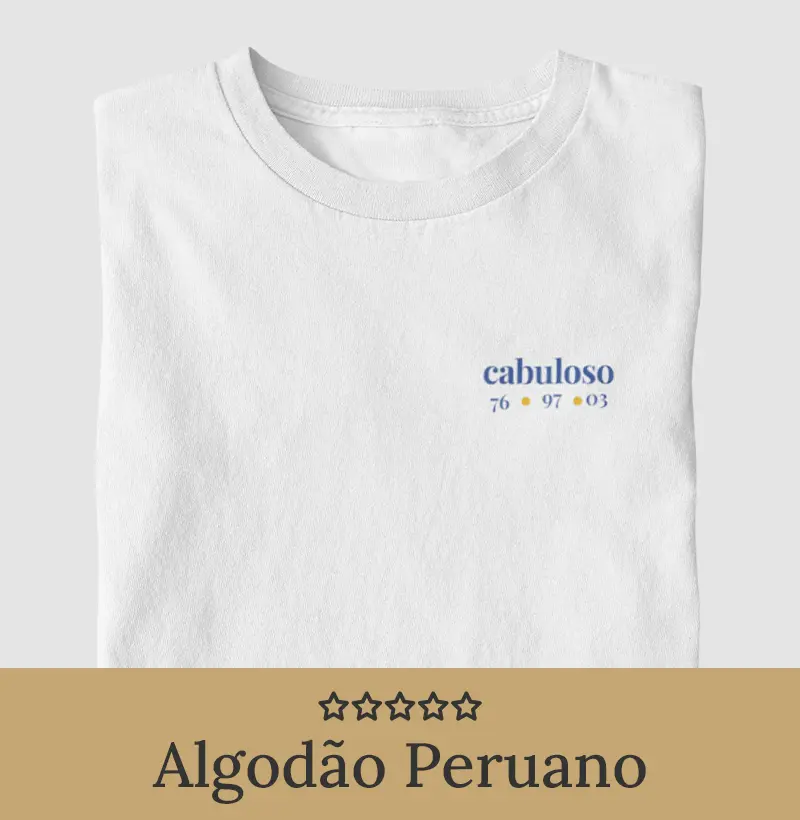 Cabuloso - 76 97 03 - Algodão Peruano