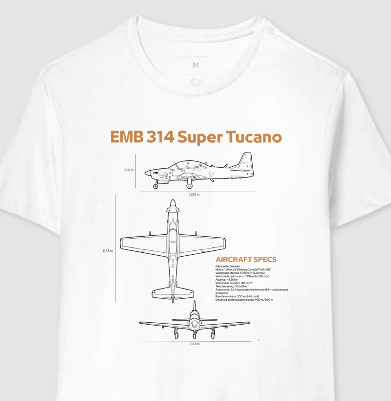 EMB 314 Super Tucano - Blueprint