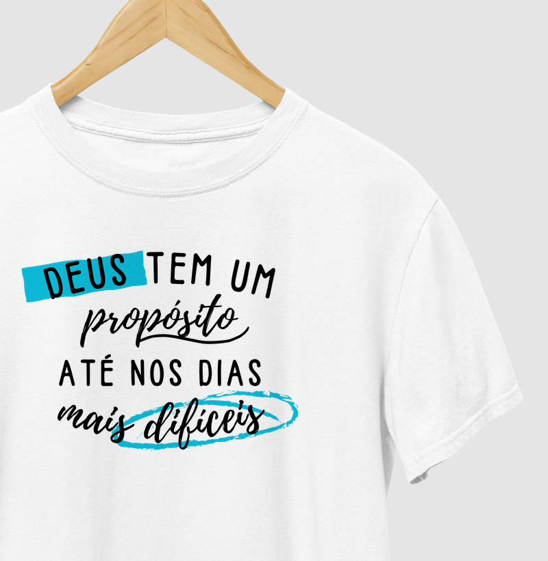 Deus tem um propósito - branca