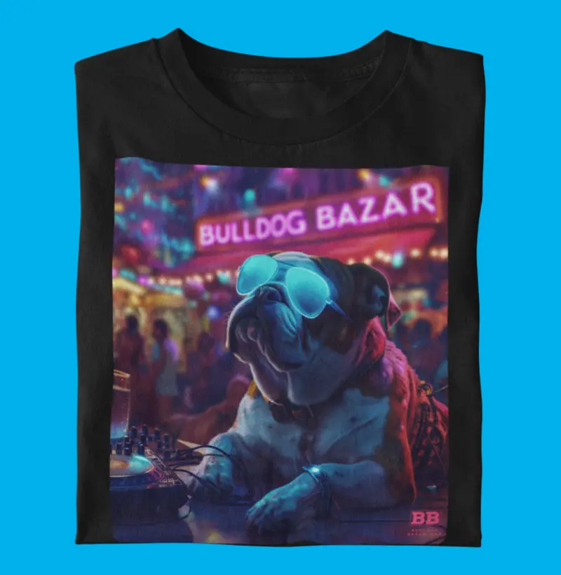 Camiseta Bulldog Ingles "Dj Patada Sonora III"