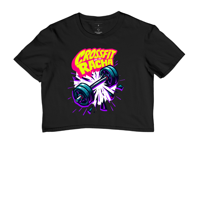 Camiseta CrossFit Vai ou Racha