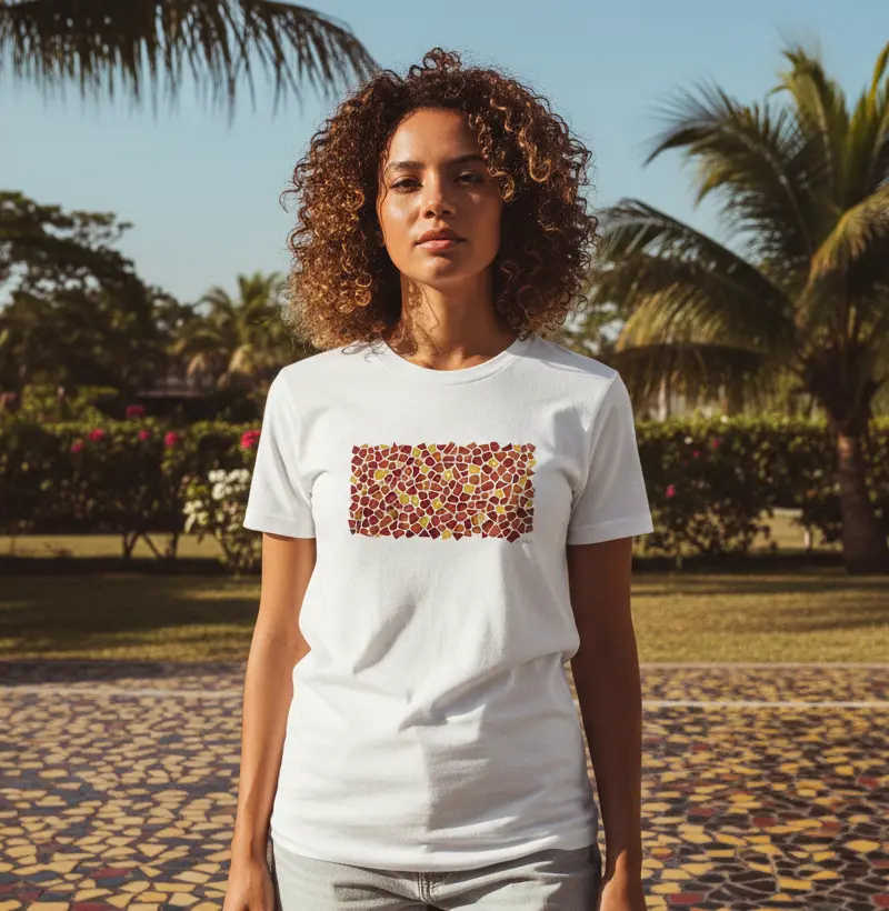 Chão de caquinhos