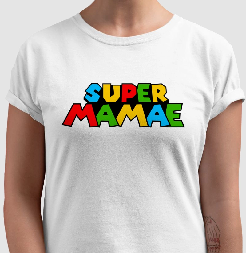 Camiseta Gamer Super Mamãe