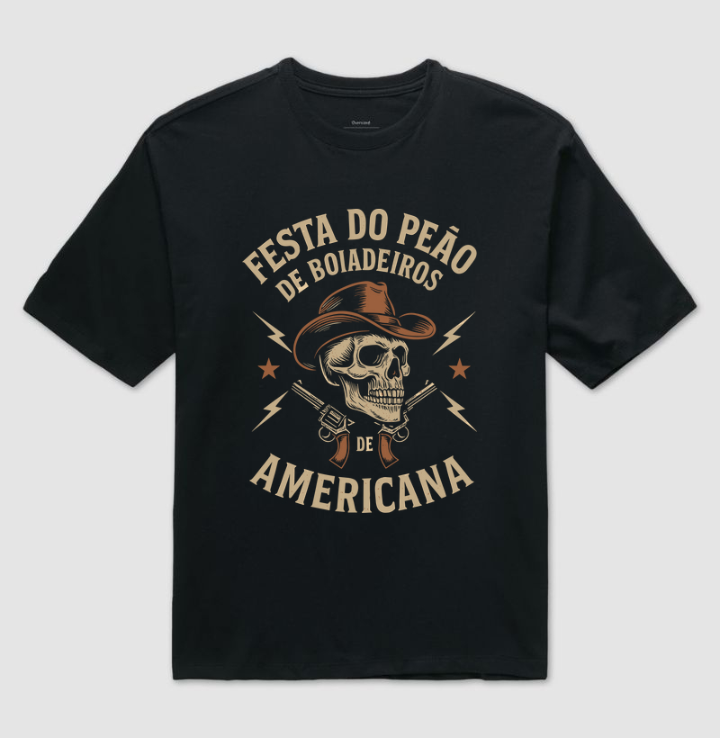 Camiseta Country Rodeio Festival de Boiadeiros Peão de Americana Magnata556