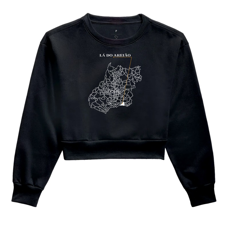 Areião | Origem Localidade GO - Cropped Moletom