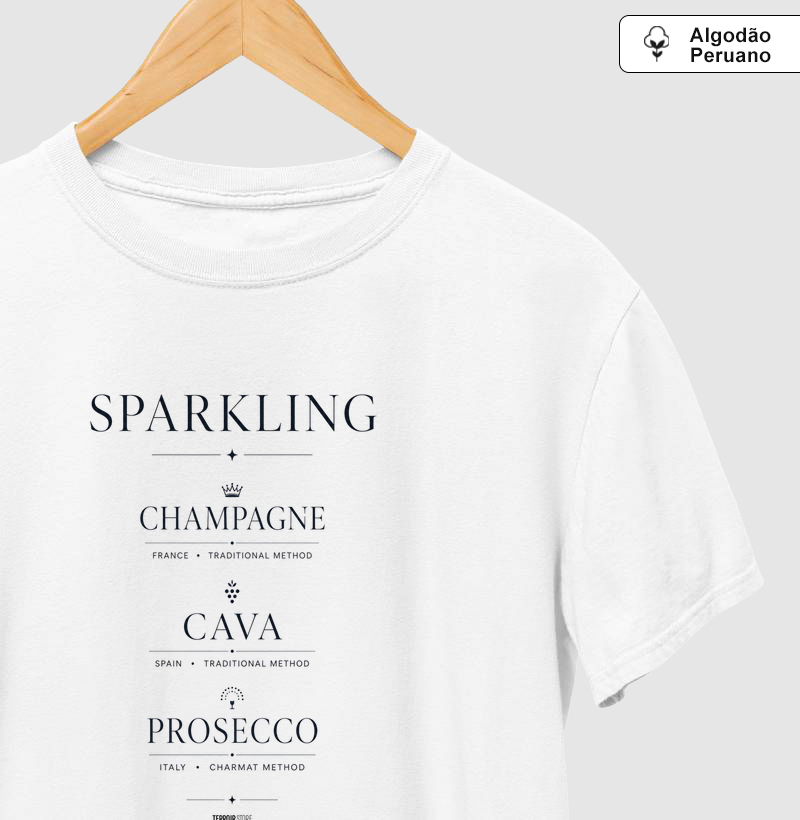 Camiseta Vinho - Sparkling