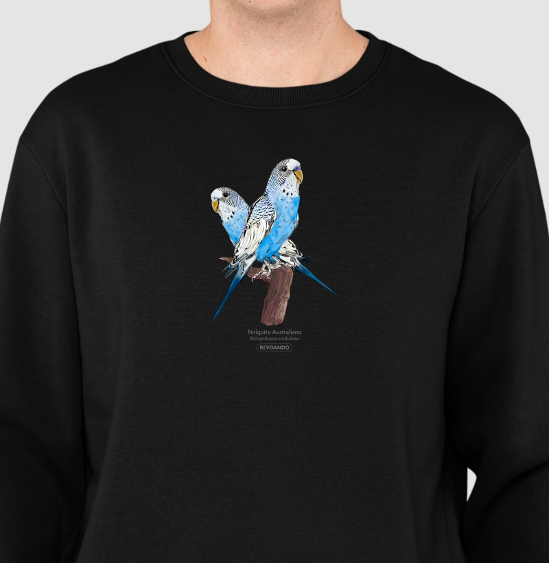 Love Friends - Periquito Australiano Azul - Moletom