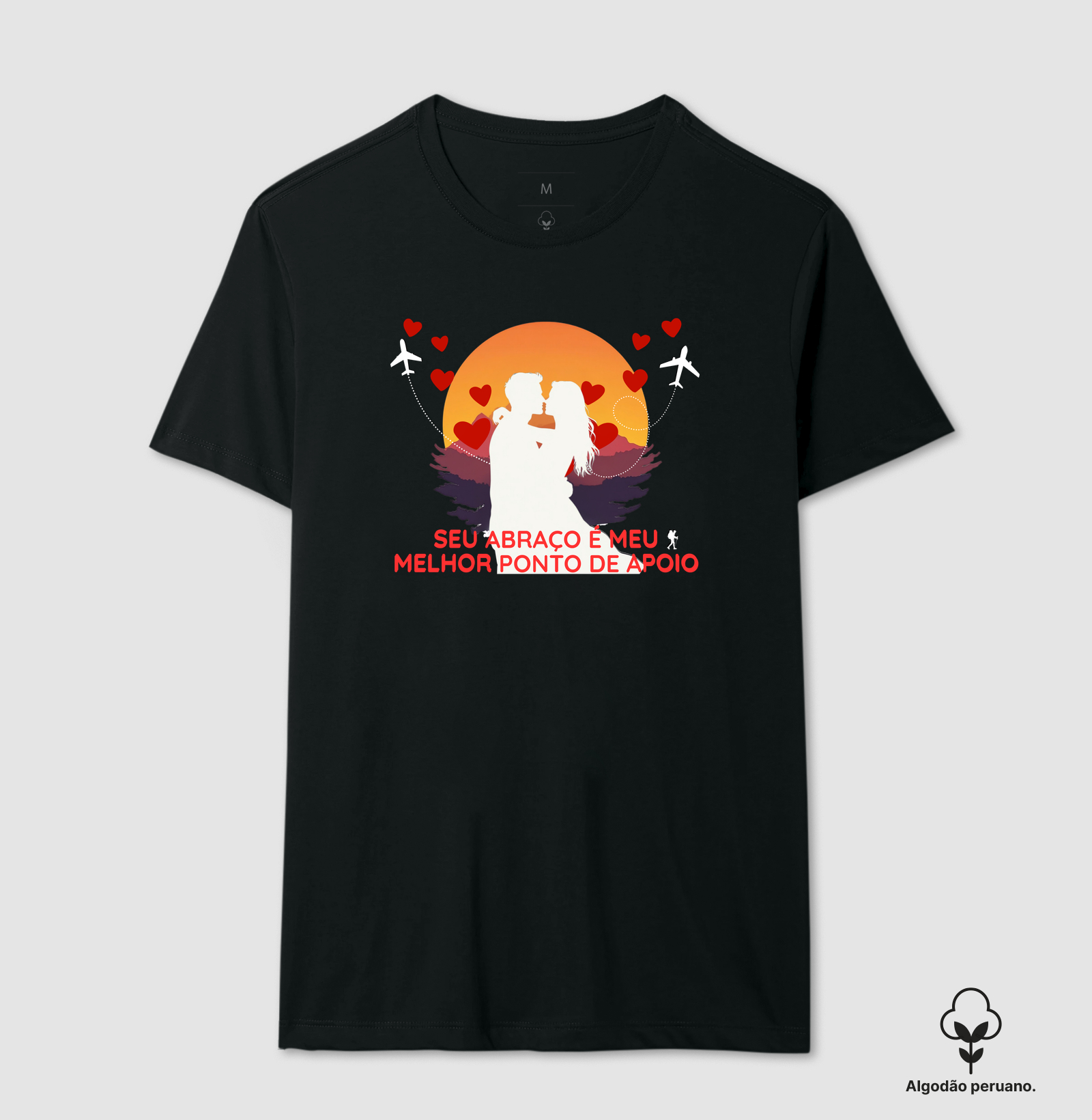 Camiseta Estampa Casal Pôr do Sol | Excursionista