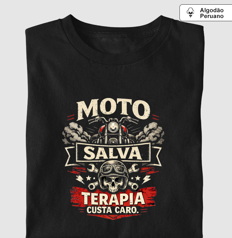 Moto Salva - Camiseta Algodão Peruano