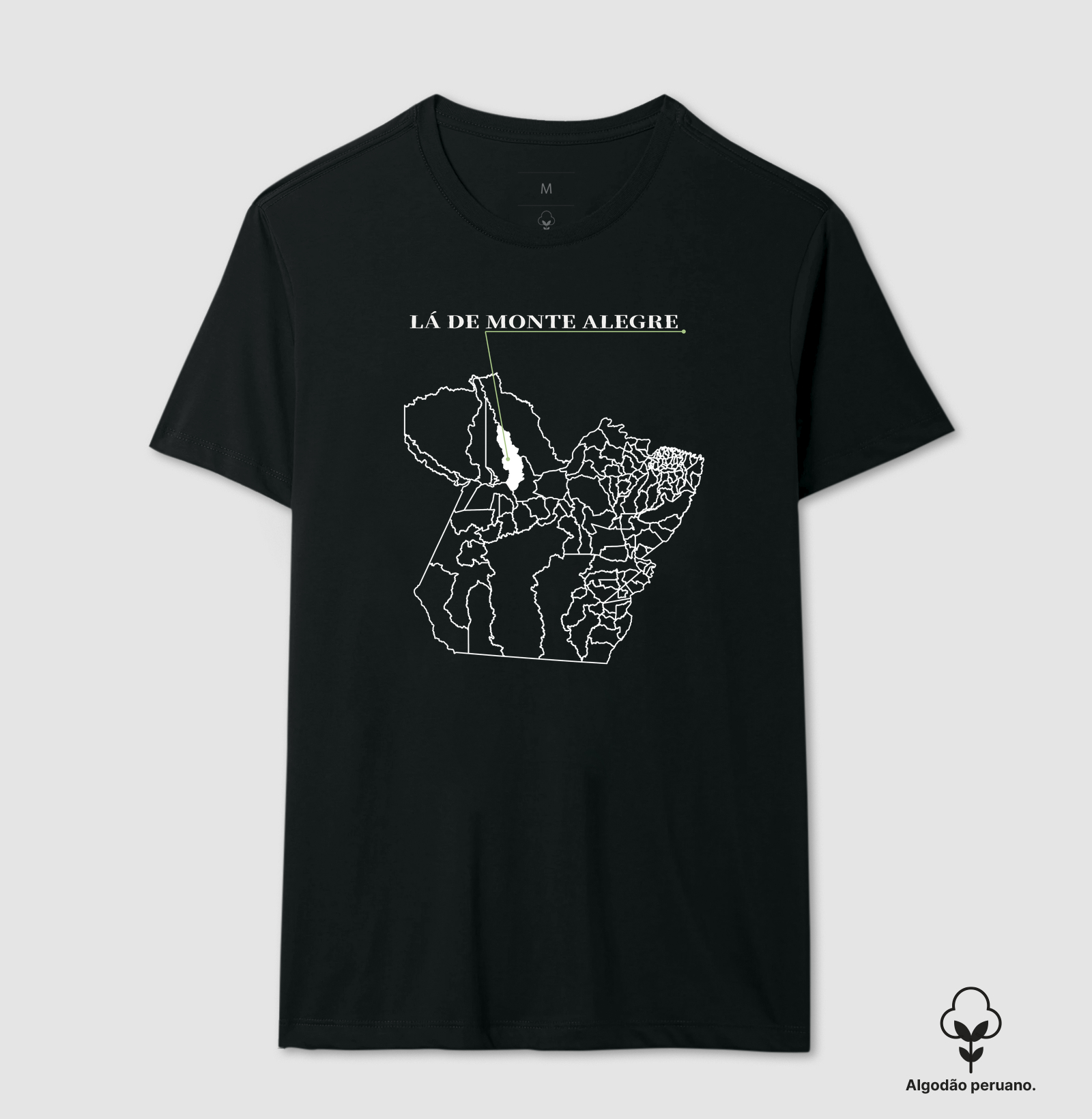 Monte Alegre | Origem PA - Camiseta Algodão Peruano