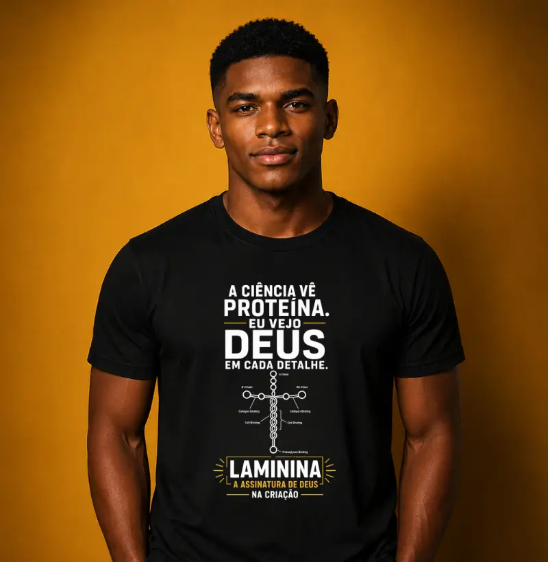 Laminina - A Ciência Vê Proteína Eu Vejo Deus em Cada Detalhe