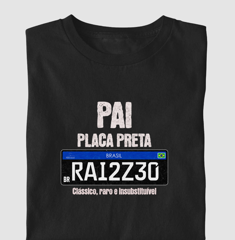 PAI PLACA PRETA CLASSICO