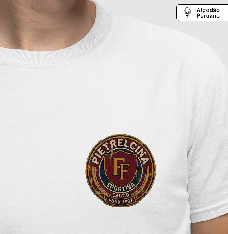 PIETRELCINA FC - Camiseta Algodão Peruano