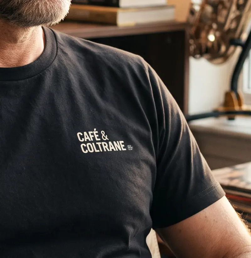 Café & Coltrane - Bolso - Camiseta