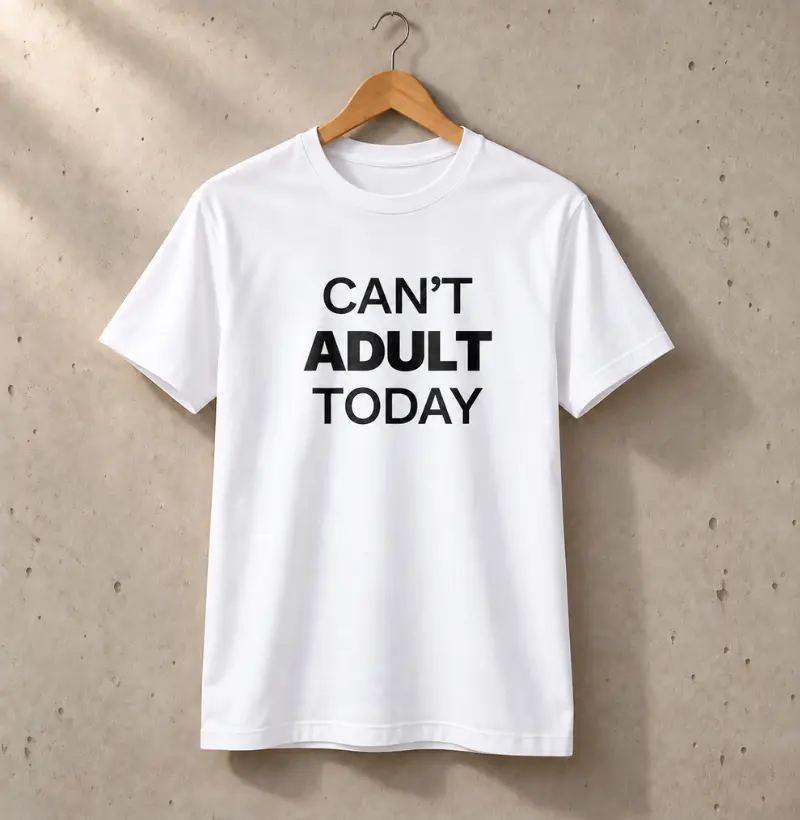 Can't adult today