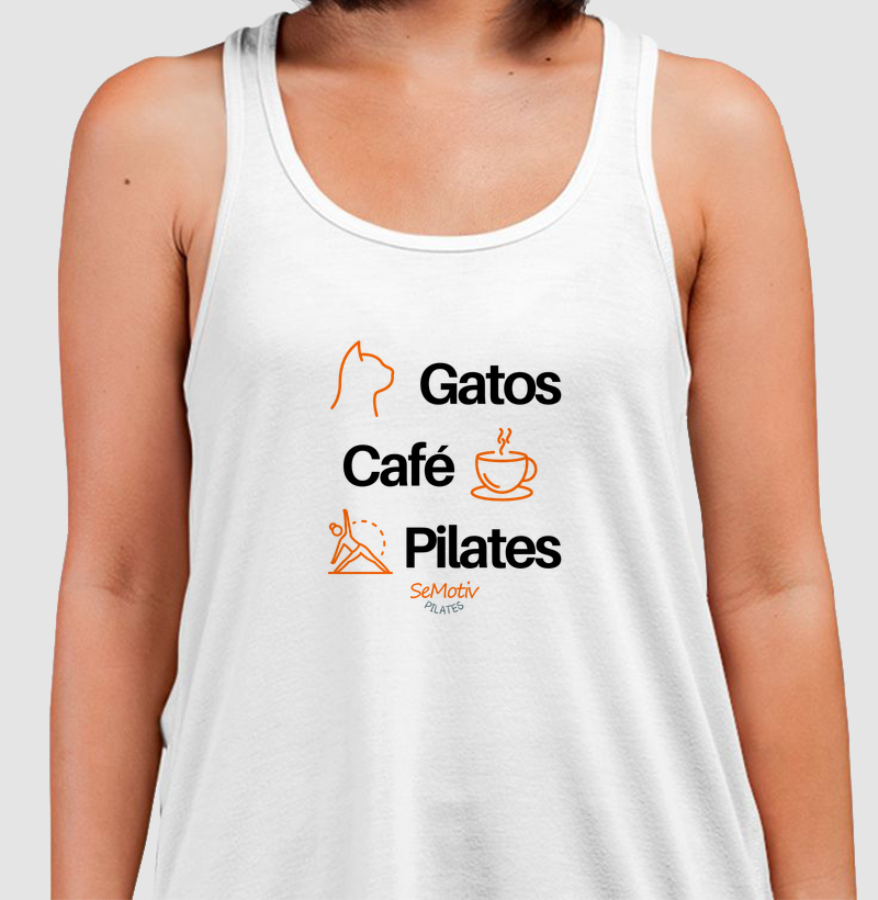 Gatos, café e pilates