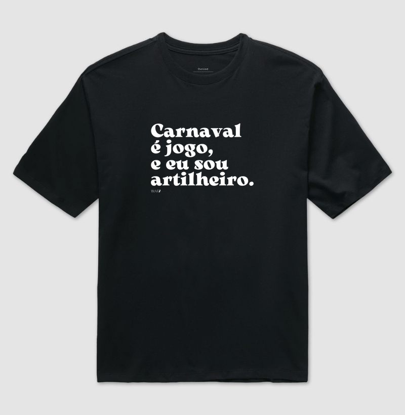 Carnaval é jogo e eu sou artilheiro