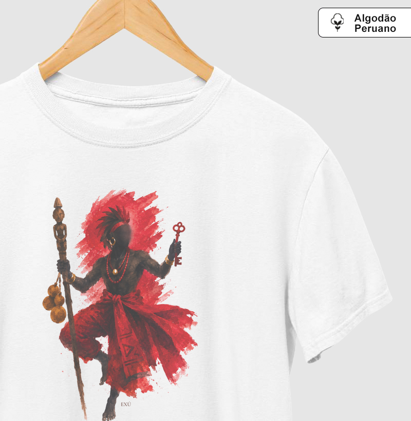 Camiseta Exu das Chaves e dos Caminhos – Coleção Orixás