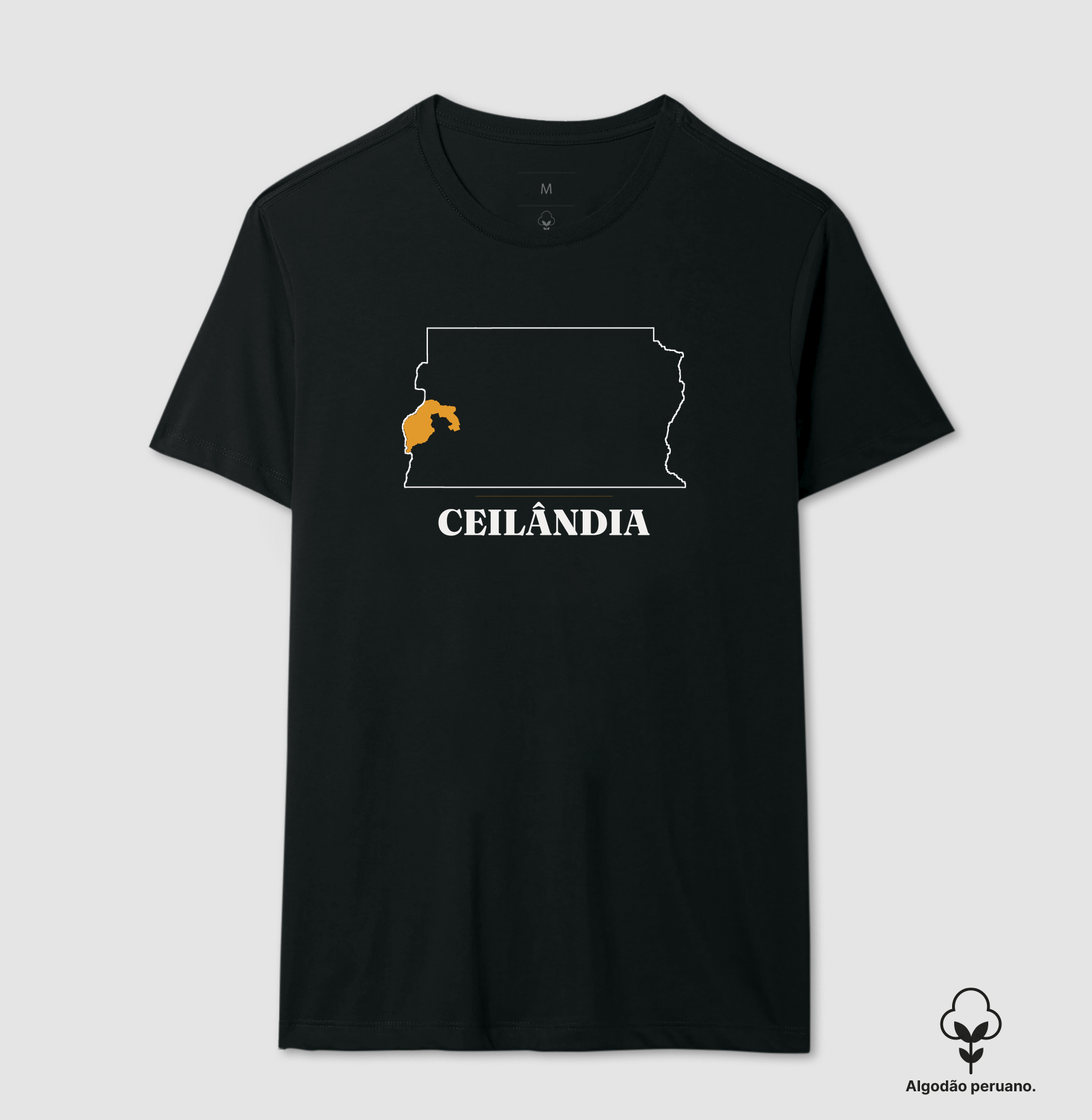 Ceilândia | Traço DF - Camiseta Algodão Peruano