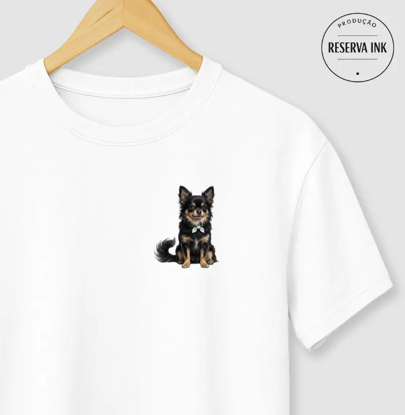 Chihuahua Preto Minimalista