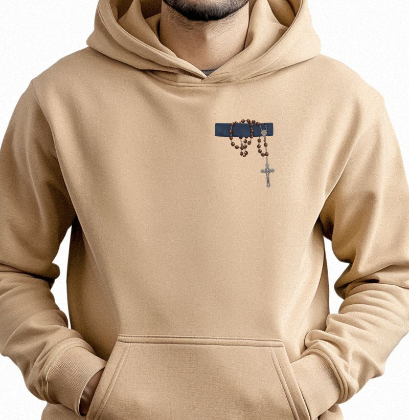 Hoodie Moletom Terço Pendurado