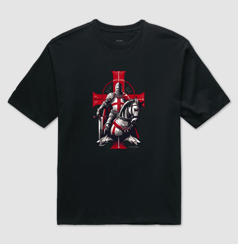 Camiseta maçonaria - Cavaleiro Templário red