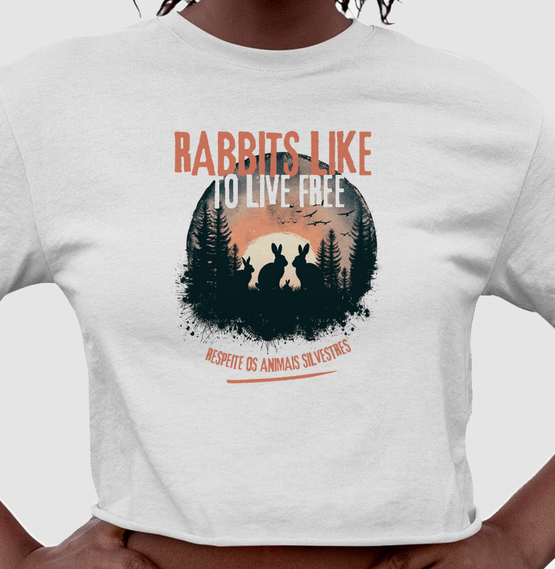 Cropped Rabbit Like To Live Free