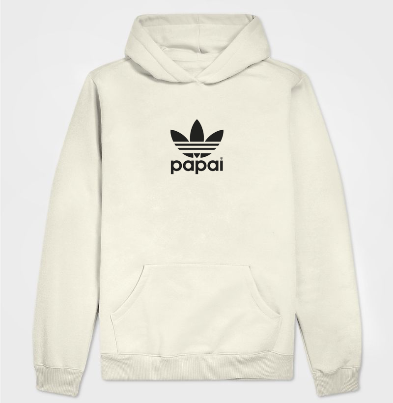 Papai das três listras Hoodie Slim - Um clássico para quem veste a paternidade