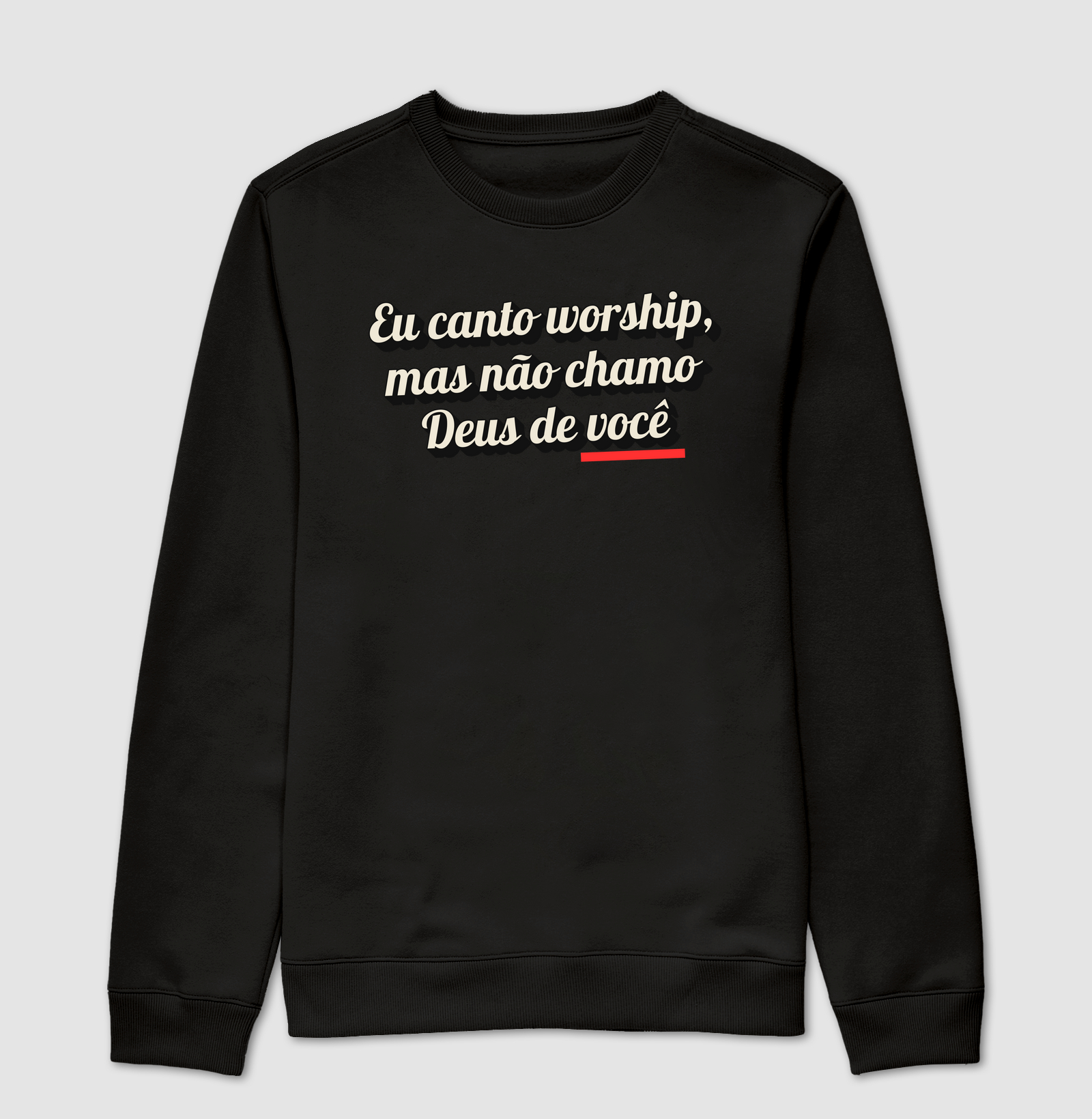 Canto worship, mas não chamo Deus de você
