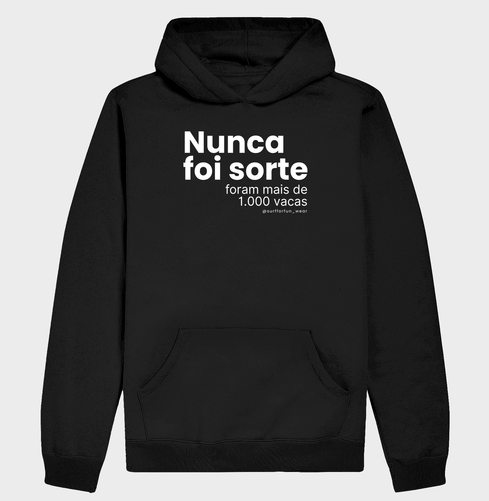 Nunca foi sorte. Foram mais de 1.000 vacas